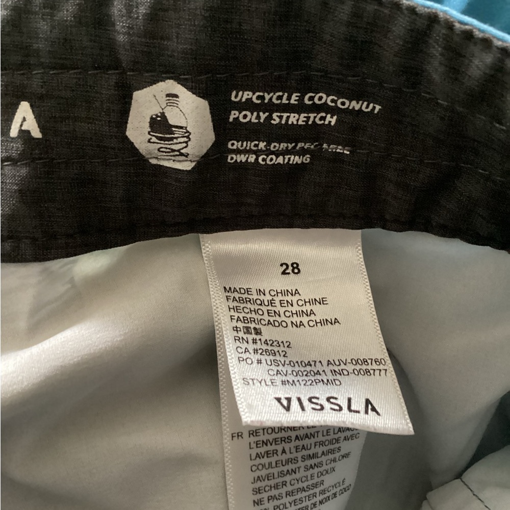🏄‍♂️ VISSLA board shorts swim trunks 28 waist young men - Picture 6 of 7